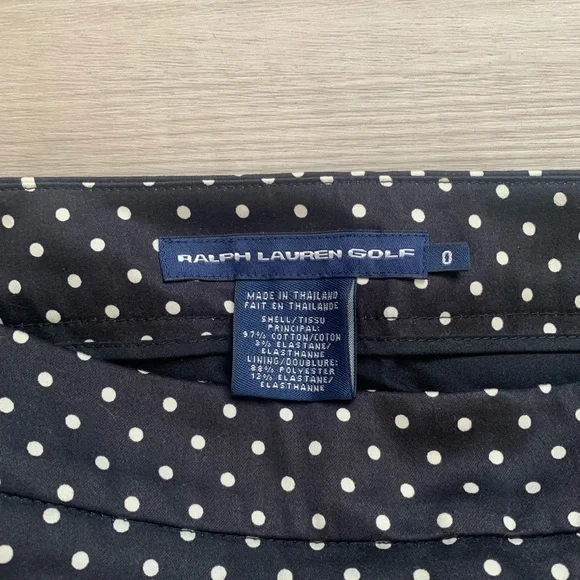 New Ralph Lauren Golf Polka Dot Skort Sz.0 - Picture 2 of 4